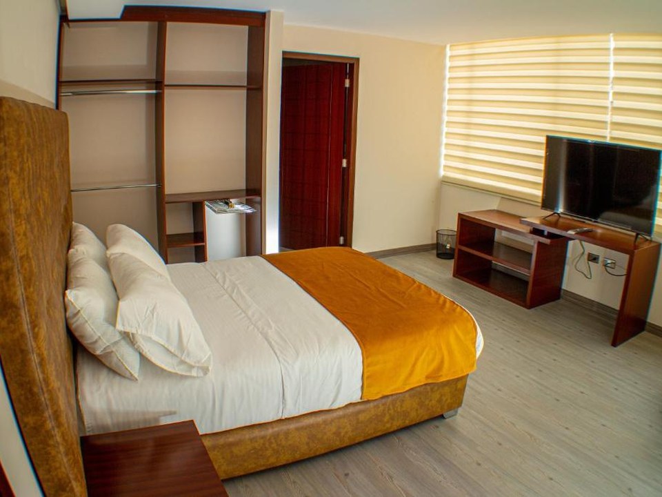 Habitación sencilla del Hotel Harmony Ipiales con cama individual